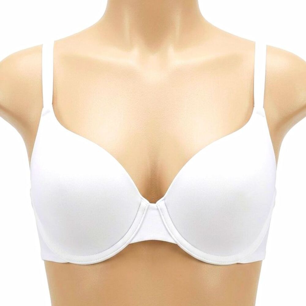 Victoria's Secret White T-Shirt Bra 34A Push-Up Full Coverage Underwire Padded